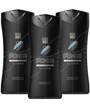 AXE Revitalizing Body Wash Shower Gel Alaska 13.52 Fl Oz (Pack of 3)