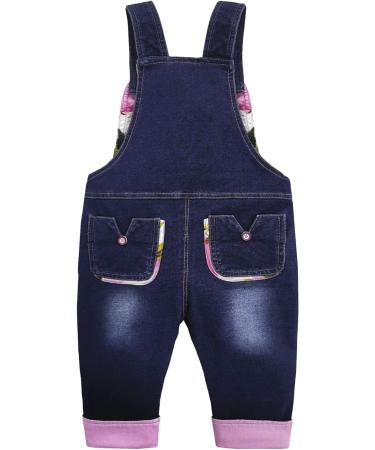 KIDSCOOL SPACE Baby Denim Overalls 3D Cartoon Knitted Dungarees Blue 2-3 Years - Buy Online on SooperMarket.com