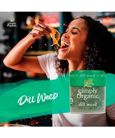 Certified Organic Dill Weed - 0.14 oz | Simply Organic Cut & Sifted Anethum graveolens L - Buy Online on SooperMarket.com