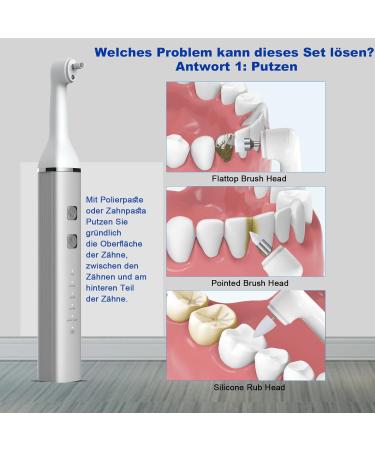 Tooth Whitening Light Set - Professional Bleaching Kit with 3 Toothpastes Rechargeable USB-C 6 Heads & 5 Modes for Polished Bright Teeth - Buy Online on SooperMarket.com