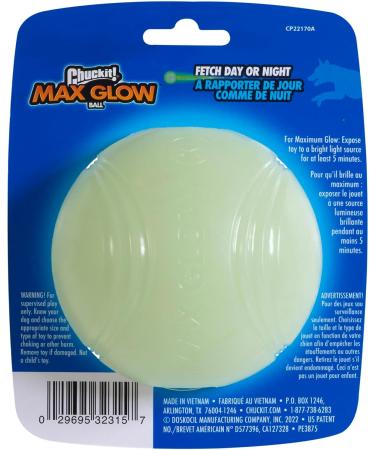 Buy Chuckit! Max Glow Ball - Extra-Large 1-Pack | Best International Shipping for Pet Toys - Buy Online on SooperMarket.com