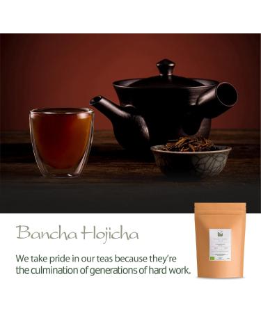 Bancha Hojicha Organic Green Tea - Houjicha Roasted Tea From Japan - Japanese Tea 200g - Buy Online on SooperMarket.com