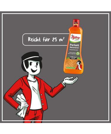 Poliboy Parquet Renovator Seidenmatt 500ml - Floor Cleaner for Wooden & Cork Floors | Made in Germany - Ideal for Stressed Floors - Buy Online on SooperMarket.com