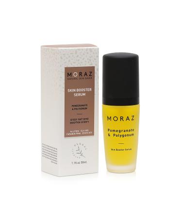 Moraz Pomegranate and Polygonum Skin Booster Serum - Hydrating Serum for Dry Skin - Anti Aging Serum for Face - Reduce Redness and Irritation - 1.1 oz