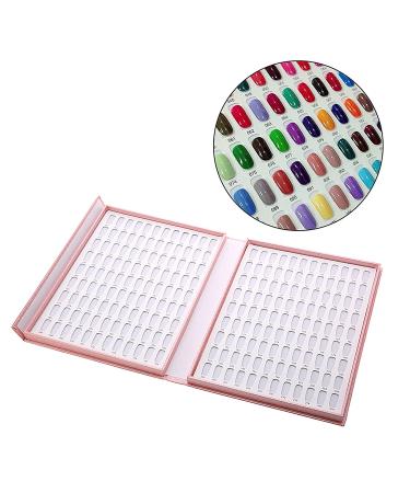 Nail Display Chart | 216 Colors Gel Polish Color Card with 240 Tips | Nail Art Salon Set - Pink - Buy Online on SooperMarket.com
