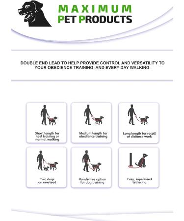 Police style dog training lead 6ft Multiple colours (Blue) - Buy Online on SooperMarket.com