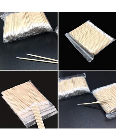 Kisbeibi Biodegradable Cotton Swabs - 300 Pack Natural Wooden Sticks for Ear Cleaning Makeup & Daily Use - Eco-Friendly Pointed Q-Tips - Buy Online on SooperMarket.com