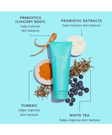 TULA Skin Care Purifying Face Cleanser 6.7 oz - Gentle & Effective Makeup Remover with Turmeric - Buy Online on SooperMarket.com