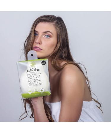 Daily Concepts Dual Texture Scrubber - Exfoliate & Cleanse Gently - Buy Online on SooperMarket.com