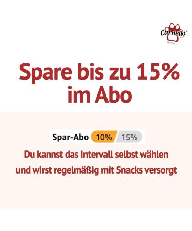 Carnello Hundeleckerli - Grain-Free Dog Treats & Snacks | Dog Paghetti Delicacies (3 x 60g) - Premium Dog Chews - Buy Online on SooperMarket.com