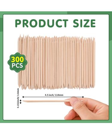 Wooden Wax Sticks Eyebrow Lip Nose Waxing Sticks Small Wax Spatulas Applicator Wood Craft Sticks for Hair Removal and Smooth Skin Spa and Home Usage (300PCS) - Buy Online on SooperMarket.com