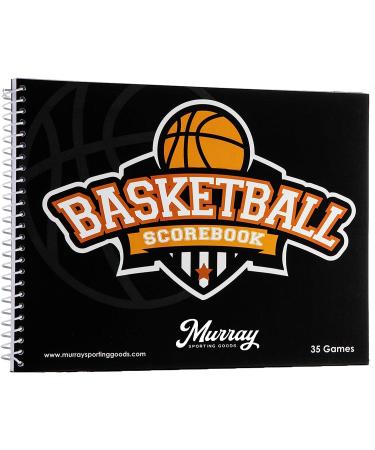 Murray Sporting Goods Basketball Scorebook - 35 Games Side by Side Score Keeping Book for Stats | High School, Middle School, Little League Stat Tracking - Ideal for Scorekeepers - Buy Online on SooperMarket.com