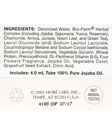 Hobe Labs Energizer Treatment Shampoo - 4 fl oz | Revitalize Hair International Shipping Available - Buy Online on SooperMarket.com
