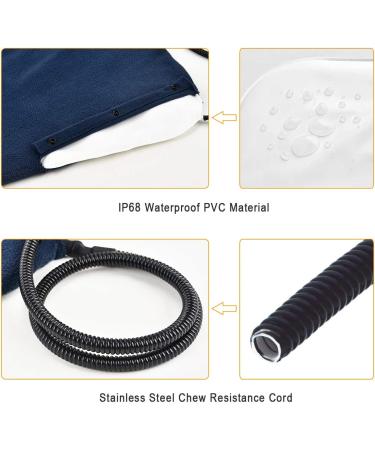 Pet Heating Pad for Dogs & Cats - Electric Indoor Warming Mat with Auto Power Off - 18 x 18 - Buy Online on SooperMarket.com