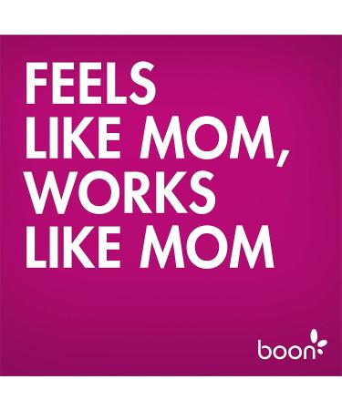 Boon NURSH Silicone Replacement Nipple - 3 Count, Slow Flow, Stage 1, Birth and Up - Air-Free Feeding - Buy Online on SooperMarket.com