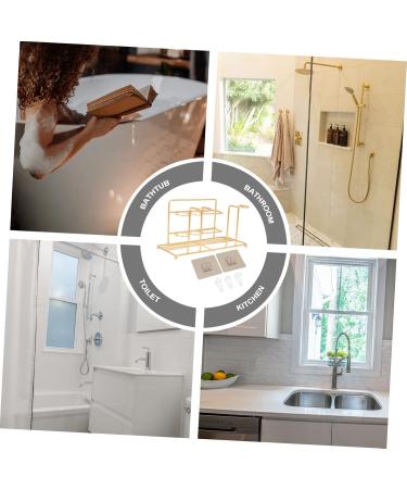 Zerodeko 2-Pack Rustproof Toothbrush Holder & Cup - Elegant Bathroom Organizer for Toothbrushes Razors & Makeup Brushes - Light Luxury Steel Design (24x14cm) - Buy Online on SooperMarket.com