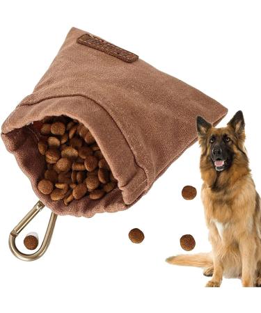 Deliciency Dog Elder Leader - Free-Handed Training with Automatic Closure | Small Forage Bags & Carabiners | 2 Pack Puppy Treats for Dogs - Buy Online on SooperMarket.com