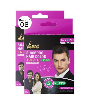 Shampoo Hair Color Black 25ml - Long-Lasting Vibrant Shades for All Hair Types | Buy Internationally - Buy Online on SooperMarket.com