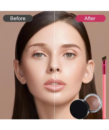 4D Laminated Eyebrow Care Kit | Waterproof & Long Lasting Brow Grooming | Home Use (Dark Brown - Buy Online on SooperMarket.com