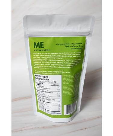 Mutha Earth Zoomers Organic Mushroom Broth Powder Vegan Umami Broth Mix with Reishi & Shiitake Mushroom Soup Base for Cooking Soups & Stews Gluten-Free & Nutrient-Rich for Gut Repair (200g) - Buy Online on SooperMarket.com