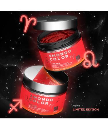 XMONDO Color Fire Red Hair Dye & Mask | Vegan Formula with Bond Boosters & Hyaluronic Acid for Nourishment | 8 Fl Oz | International Shipping Available - Buy Online on SooperMarket.com