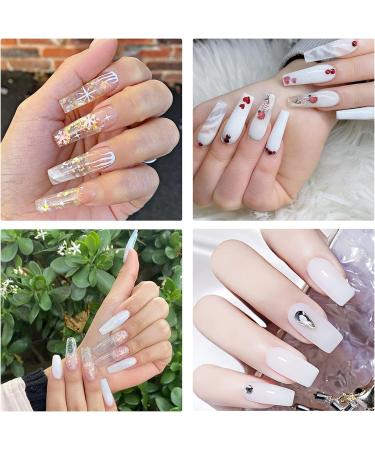 Lofuanna Acrylic Powder and Liquid Set Professional Acrylic Nail Kit with 3 Colors 20g Acrylic Powder 40ml Acrylic Liquid Monomer Nail Brush Nail Forms for Nail Extension Nail File Nail Art Kit (01) set-4 - Buy Online on SooperMarket.com