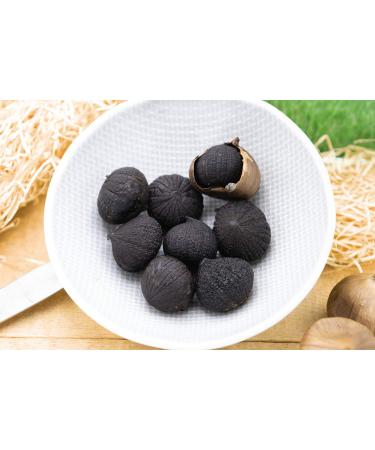 USDA Organic 227g Black Pearl Garlic Jar - 8oz | 100% Whole Black Garlic - Buy Online on SooperMarket.com