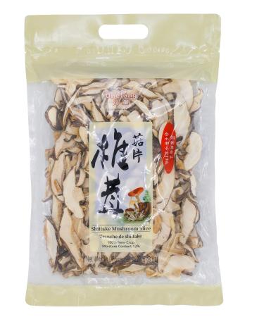 ONETANG Dried Shiitake Mushroom Slice, Rehydrate Quickly, Soft Texture, Fresh Flavor, Stemless, Vacuum Sealed, Vegan, No Fumigation Sulfur 8 Oz 8.01 Ounce (Pack of 1)