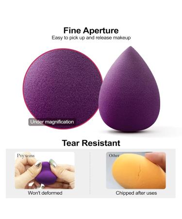 7-PC Multi-Colored Makeup Sponge Set | Beauty Blenders & Mini Sponges for Flawless Liquid Foundation & Powder Application - Buy Online on SooperMarket.com