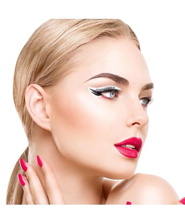 16-Piece Eyeliner Stencil Set for Smoky, Cat Eye & Eye Shadow Makeup Templates - Buy Online on SooperMarket.com
