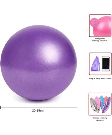 Mini Exercise Ball 9 Inch - Red Pilates & Yoga Ball for Core Training & Physical Therapy - Buy Online on SooperMarket.com