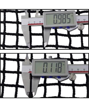Xuote 10x10ft Golf Practice Barrier Net - Heavy Duty Containment Net for Backyard Driving - High Impact Golf Ball Hitting Netting - Buy Online on SooperMarket.com