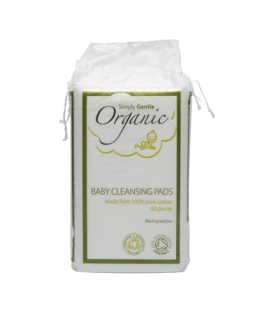 Organic Cotton Baby - Pack of 60 Rectangular Pads
