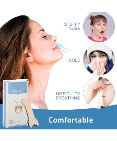 TOPINCN Pack of 10 Disposable Nasal Patches - Stop Sleep Snoring, Improve Breathing, Relieve Nasal Congestion - Snore Stopper for Better Sleep Quality - Buy Online on SooperMarket.com