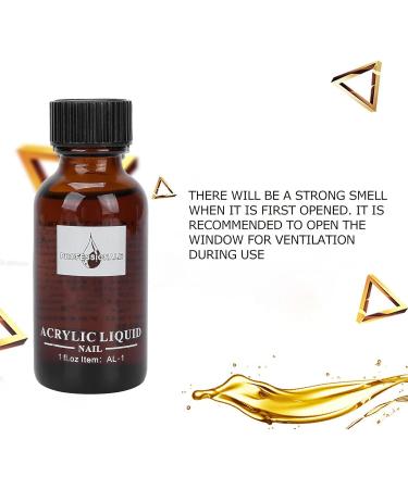 Nail Extension Acrylic Liquid Nail Acrylic Liquid Acrylic Liquid Safe Non irritating for Household Home Use Nail Salon(30ml) - Buy Online on SooperMarket.com