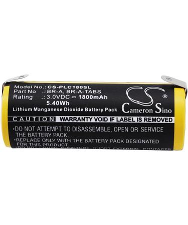 Afshan 1800mAh BR-A Battery Replacement - Wireless Alarms Security & Utility Metering - Long-lasting 3.0V Power Solution - Buy Online on SooperMarket.com
