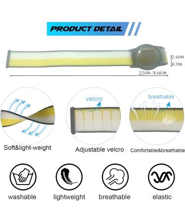 Dingfeiyu Airtag Wristband - Waterproof Adjustable Bracelet for Kids & Adults | Anti-Lost Nylon Band for Apple Airtag - Oatmeal - Buy Online on SooperMarket.com