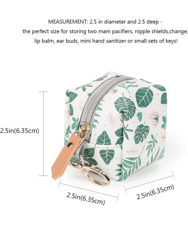 Stylish Techsome Pacifier Holder & Strap | Clip for 2 Pacifiers | Perfect for Travel & Outdoor Activities | Green Baby Utensils - Buy Online on SooperMarket.com