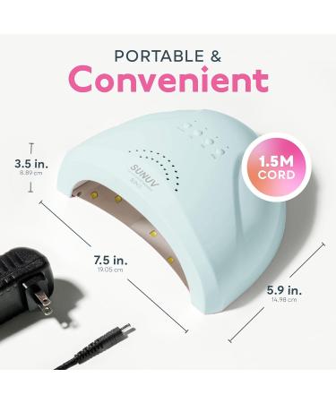 Buy SUNUV 48W Nail Dryer - Professional UV LED Lamp for Gel Nail Polish | 3 Timer Settings & Auto Sensor | Best Nail Art Tools - Buy Online on SooperMarket.com