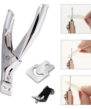 Professional Rustproof Nail Clippers for Acrylic & False Nails - Sharp Manicure Pedicure Trimmer Tool (Silver) - Buy Online on SooperMarket.com