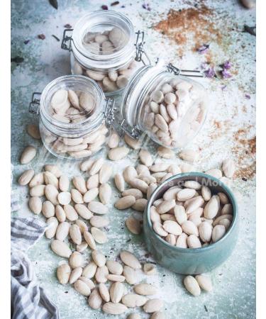 Blanched Almonds 500g - 100% Natural & Healthy | Premium Quality High Protein Vegan | Palmyra Delights - Buy Online on SooperMarket.com