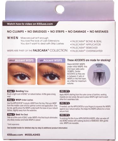 KISS FALSCARA False Eyelash Wisps Special Edition Multipack Lengthening Wisps 36 Ct. - Buy Online on SooperMarket.com