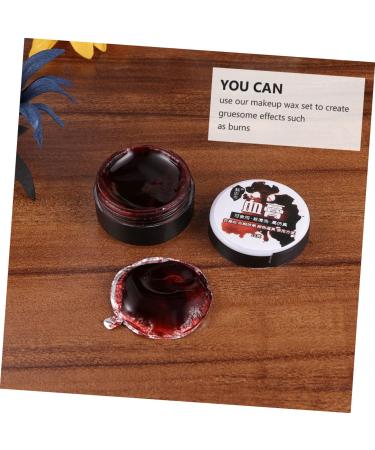 Mikinona Halloween Makeup Wax Kit | Special Effects Skin Wax for Professional Face Painting & Zombie Makeup - Buy Online on SooperMarket.com
