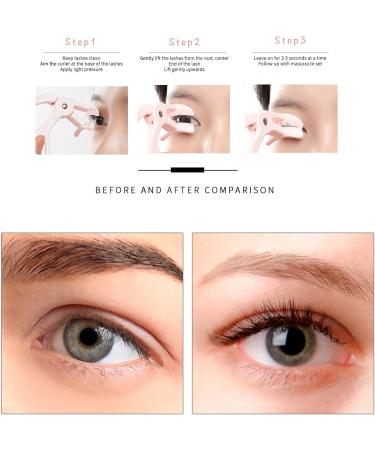 Buy 2 Style Eyelash Curler - Quick 5-Second Curling with Extra Silicone Pads - Perfect Long-Lasting Curls in Pink - International Shipping Available - Buy Online on SooperMarket.com