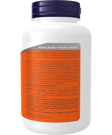 NOW Supplements L-Arginine 1000mg Tablets (120 Count) + L-Citrulline Pure Powder (113g) L-Arginine Tablets + Powder 113g - Buy Online on SooperMarket.com