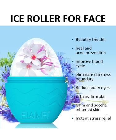 Ice Face Roller Mold - Reusable Silicone for Reducing Eye Bags & Dark Circles | Best Skin Care Tool - Buy Online on SooperMarket.com