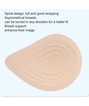 Lightweight Breast Prostheses for Mastectomy - Sponge Polyurethane Spiral Forms for Women (Left Size L) - International Shipping Available - Buy Online on SooperMarket.com