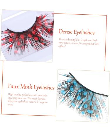ABOOFAN 8 Pairs Fake Eyelashes Layered Fake Lashes Long Halloween Eyelashes Eyeliner Strip Sticker False Eyelash Halloween Costumes Halloween Party Fake Eyelash 3d Fluffy Cosmetic - Buy Online on SooperMarket.com