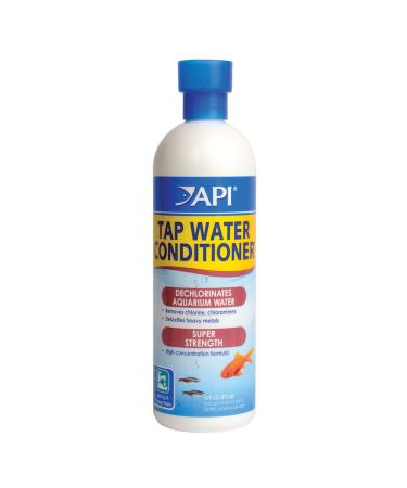 API TAP Water Conditioner, Instantly neutralizes Chlorine, chloramines and Other Chemicals to Make tap Water Safe for Fish, Highly Concentrated, Use When Adding or Changing Water and When Adding Fish 16 oz
