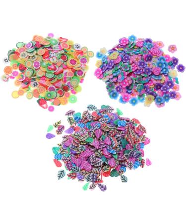 Beavorty 3 Packs Fruit Slices for Nail Art Nail Art Decoration Clay Slices Nail Art Slices Crystal Mud - Buy Online on SooperMarket.com